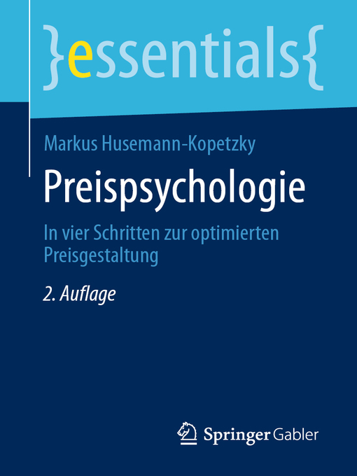 Title details for Preispsychologie by Markus Husemann-Kopetzky - Available